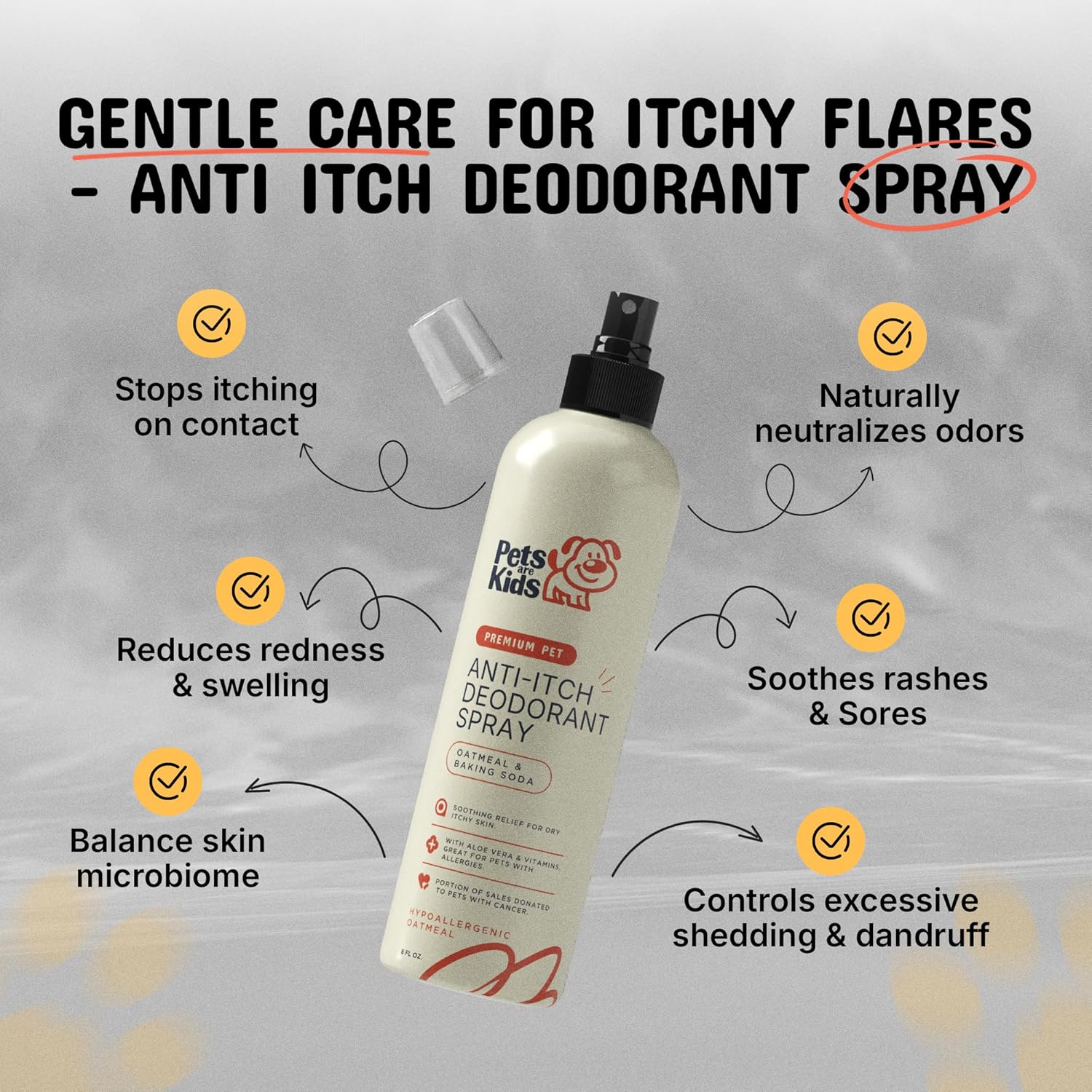 Premium Pet Anti-Itch Deodorant Spray