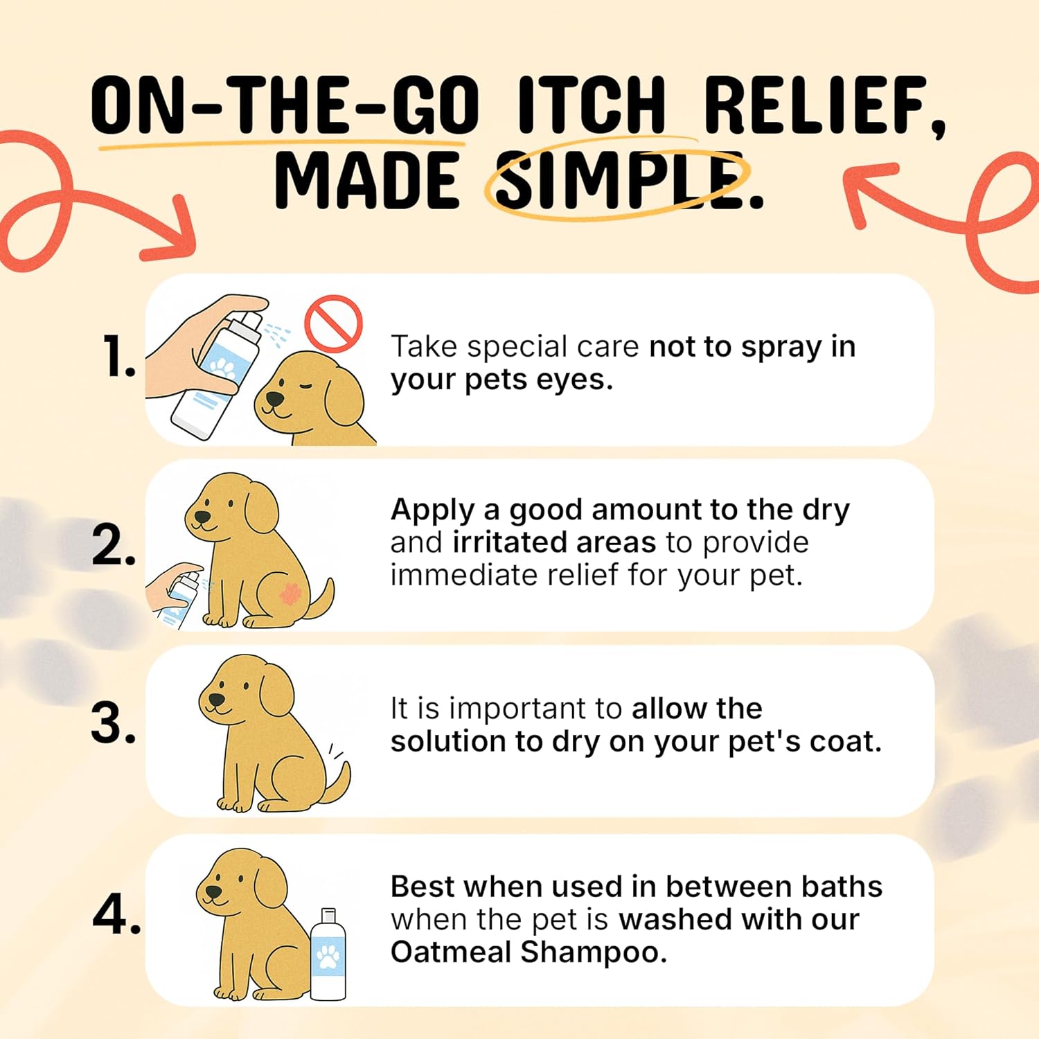 Dog chew product recommendation chart for different dog sizes