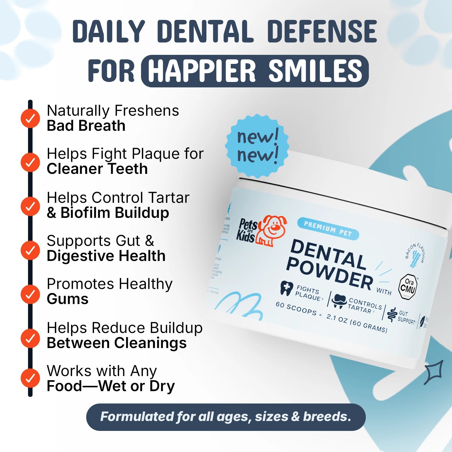 Premium Pet Dental Powder